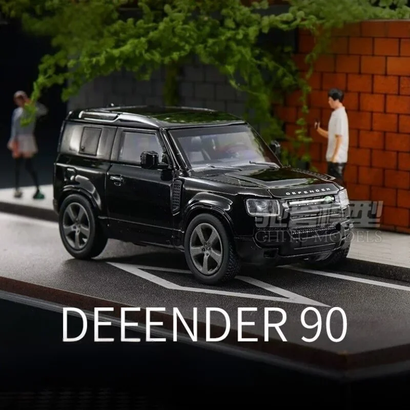 

Trophy Edition 1:64 Land Range Rover Defender 90 D90 SUV Alloy Car Model Diecast Metal Off-road Vehicles Car Model Kids Toy Gift