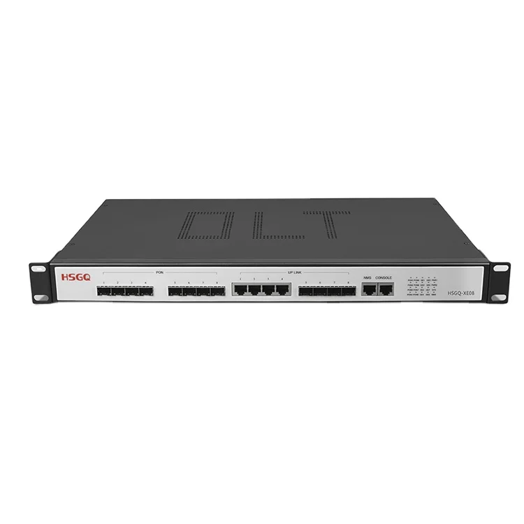 

OLT 8 Port HSGQ-XE08 10G SFP Slots GEPON Support Up to 512 ONUs Widely Compatible Fiber Telecommunication Equipment