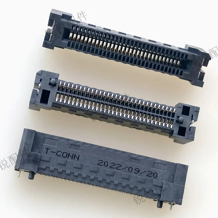 For imported BTB connector, gold finger board to board 60P slot PCB double row patch, socket