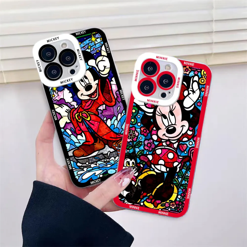 

Disney Mosaic Stitch Princes Cover Clear Phone Case For Infinix HOT 40 30 30I 20 20I 20S 9 12 12I 11 11S 10 PLAY 8 5G PRO Case