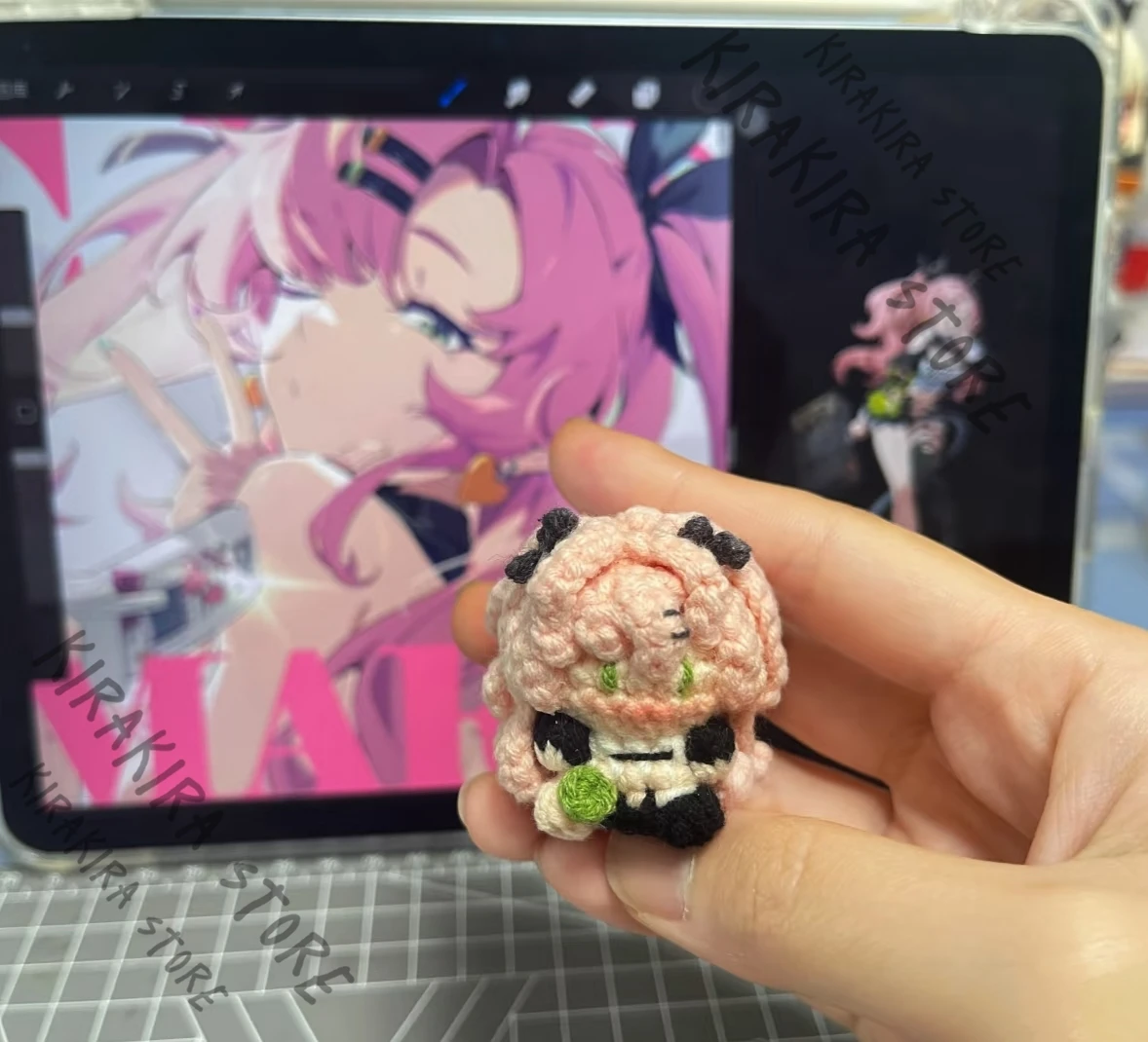 

Zenless Zone Zero Yixuan Hoshimi Miyabi Hand-crocheted Puppet Crocheting Belle Wise Nicole Demara Piper Wheel Handcraft Cosplay