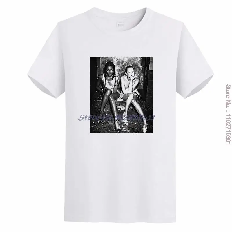 You Cant Sit With Us Sexy Girls Naomi Kate Fashion Graphic T Shirts Short Sleeve t-shirts Harajuku Streetwear Mens Clothes