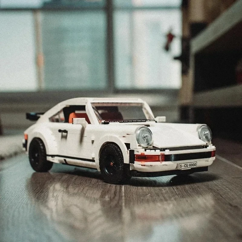 1458PCS Tecnico Retro Città Turbo Sport Auto Building Blocks MOC Assemblare Veicolo Mattoni Giocattoli Regali Per Bambini Adulti