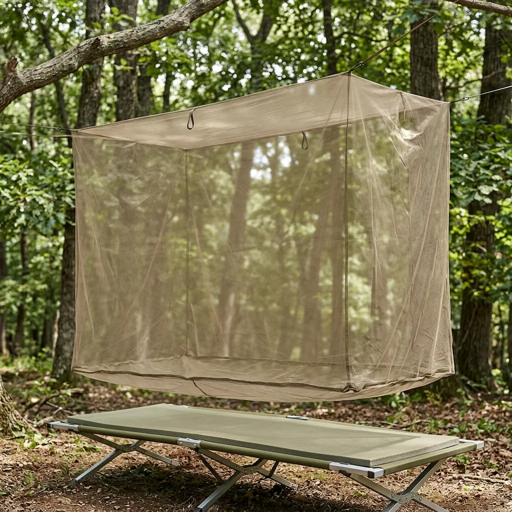 Portable Mosquito Net Tent 1.8M Foldable No-Assembly Outdoor Camping Travel Gathering Lightweight Polyester for Family Friends