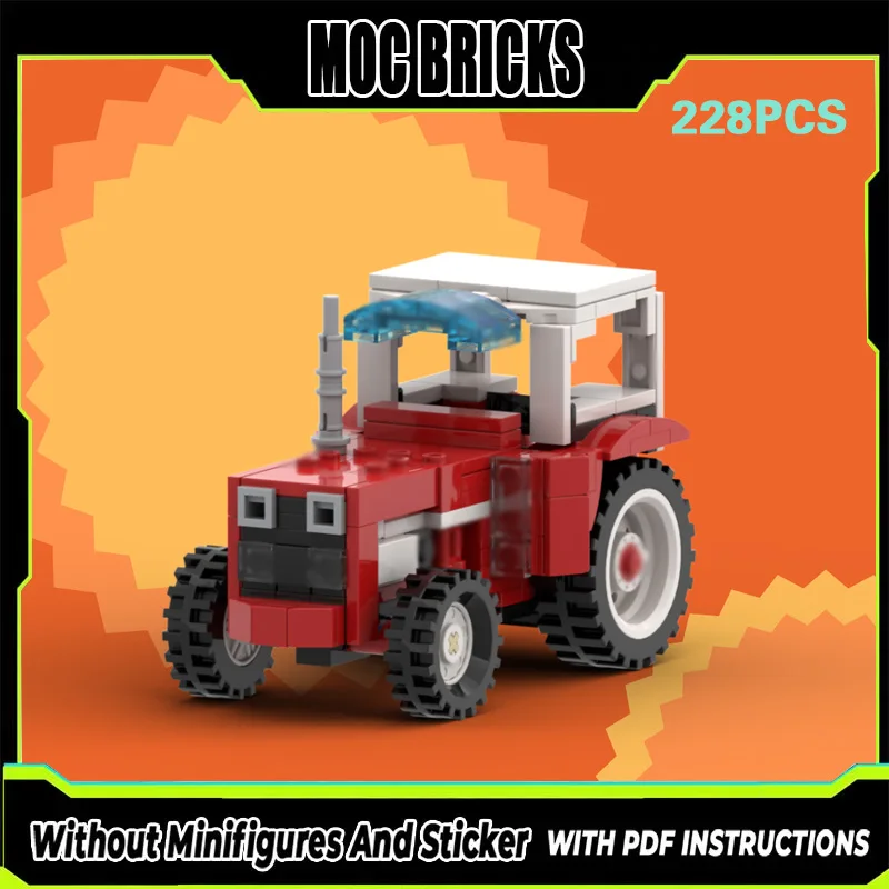 

Конструктор City Car Model MOC: Модульная модель International Harvester IHC, развивающая технология, подарки, праздничный набор для сборки, детские игрушки