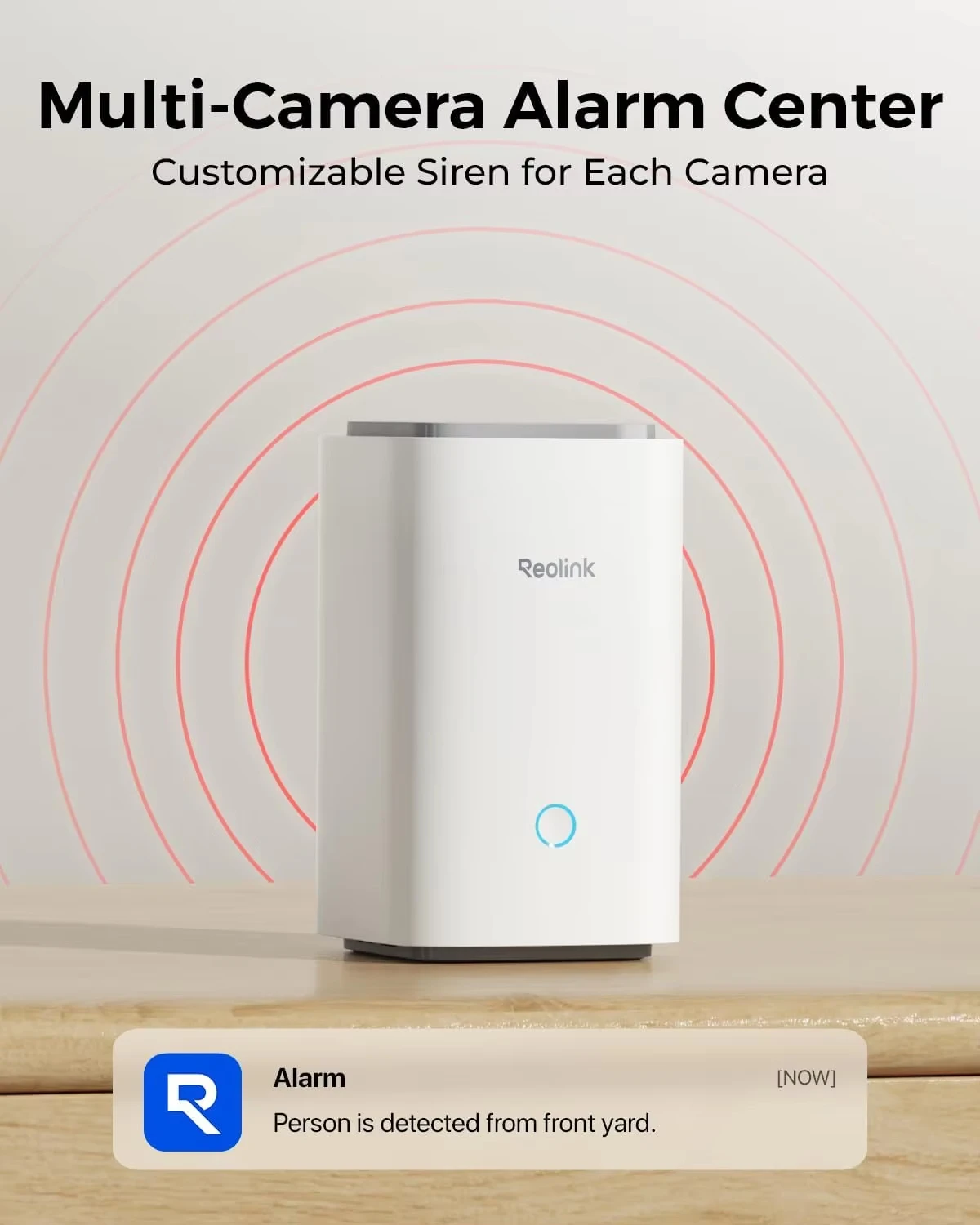 

Центр беспроводной безопасности REOLINK Home Hub с зашифрованным локальным хранилищем и централизованным управлением для камер безопасности с питанием от батареи/через Wi-Fi