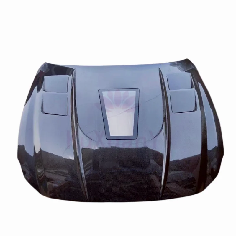 Applicable to 14-17 Maserati Ghibli new product YL style carbon fiber transparent engine hood cover body kit