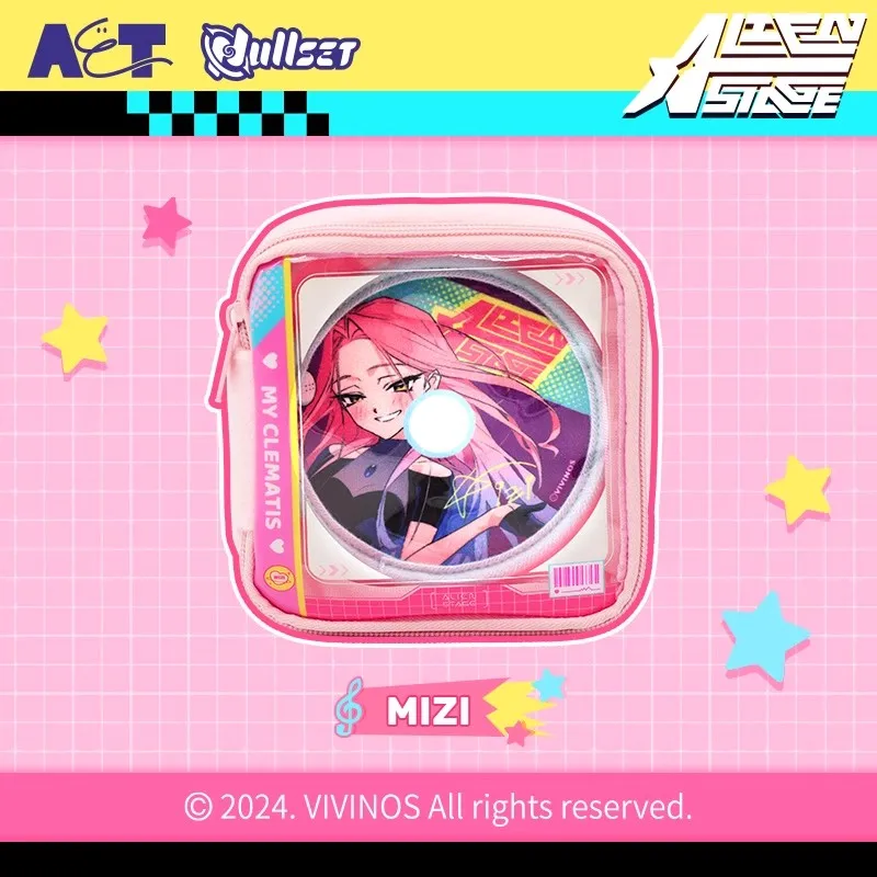 Stock Echte Nullset Alien Bühne Schmerzen Tasche Abzeichen Kawaii Mizi Sua Till Ivan Sammeln Kostbare Karten Gute Geburtstag Mädchen Geschenke Spielzeug