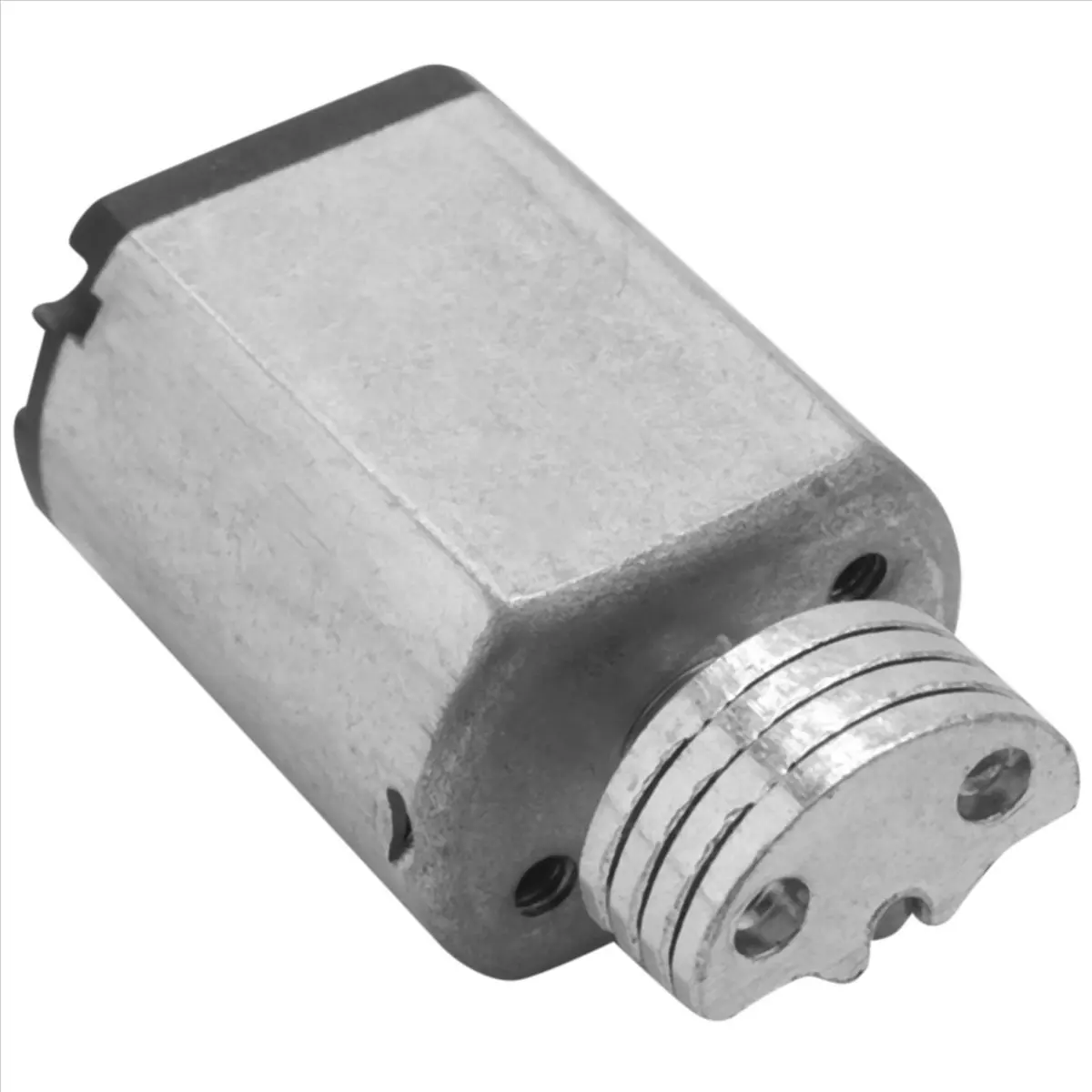 A14M DC1.5V-9V 0.08A 3200RPM Output Speed Micro Vibrating Motor, 18x15x12mm Silver