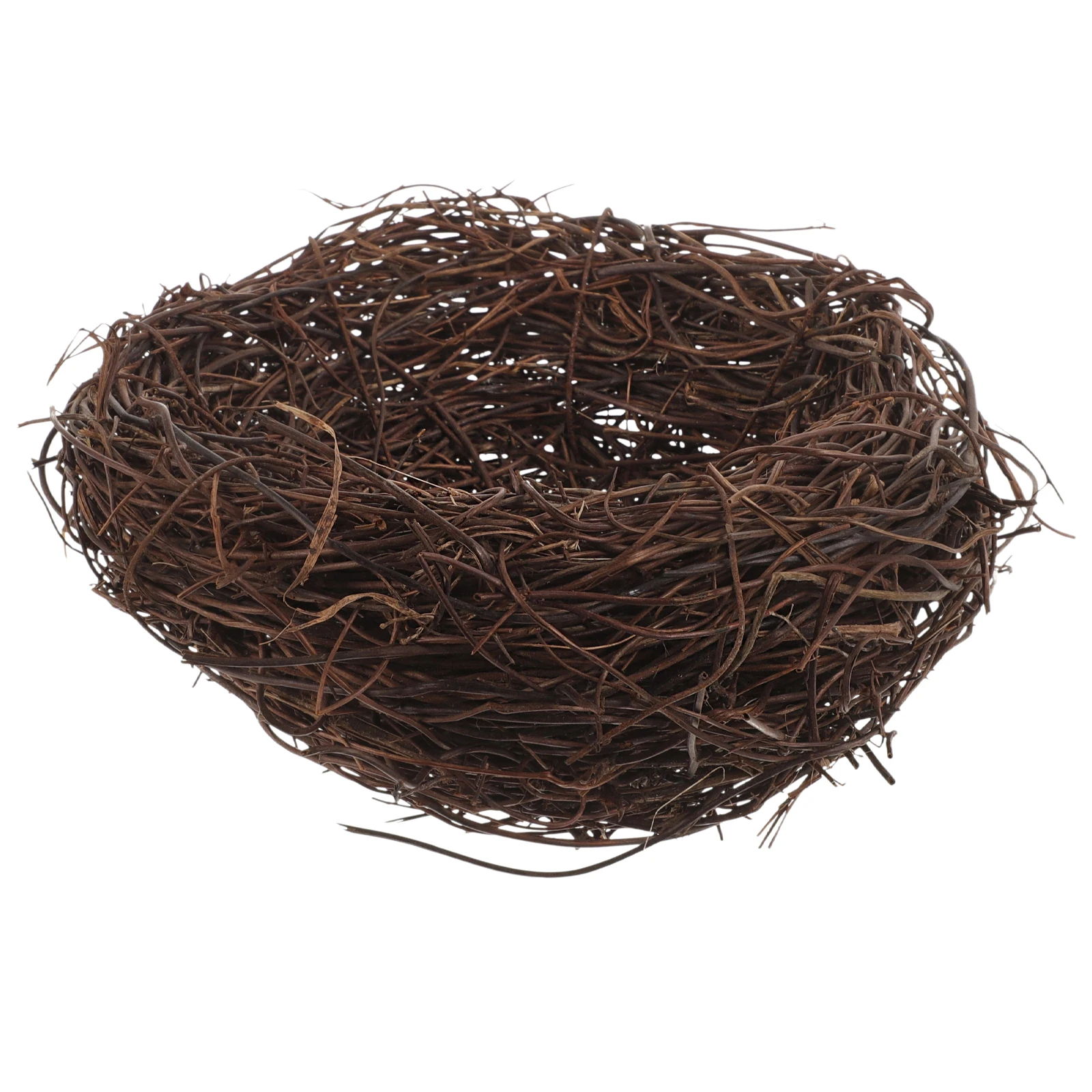 

Outdoor Ornaments Rattan Bird Nest Craft Prop Nests Decor Running Decoration Decorative