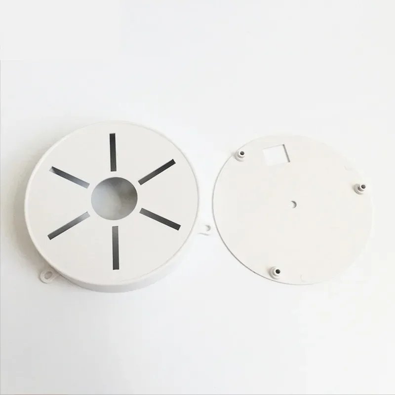 ANPWOO Monitoring Hemisphere Ceiling Bracket Hoisting Hemisphere Camera Bracket Base Plastic Dome Adapter Plate Hidden Wire Box