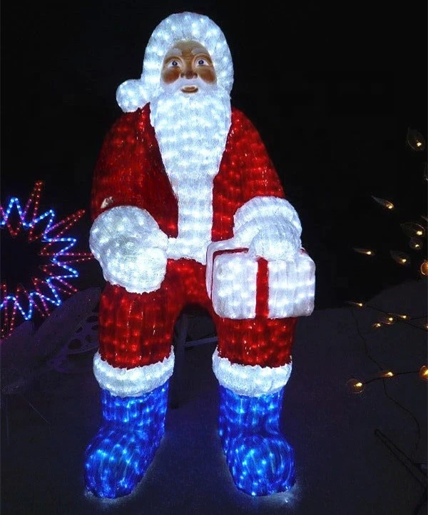 

christmas santa claus led lighting