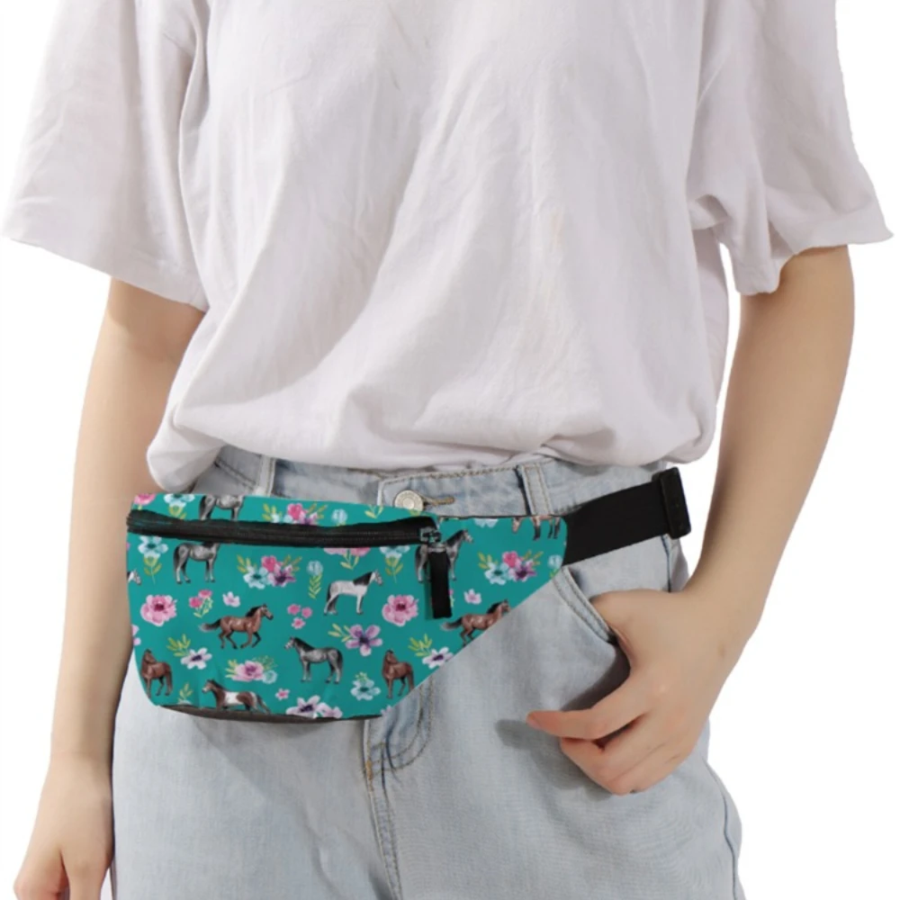 Animal Horse Fanny Packs dla kobiet Fanny Pack dla mężczyzn Torba na pasek Crossbody Fanny Packs dla kobiet Running Fanny Pack Waist Pack — zdjęcie 2