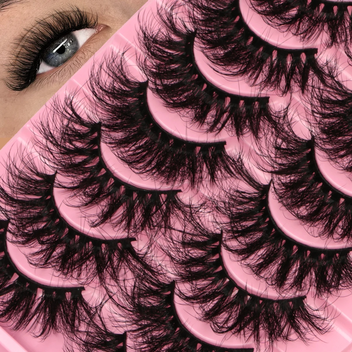 10 Pairs Eyelashes …
