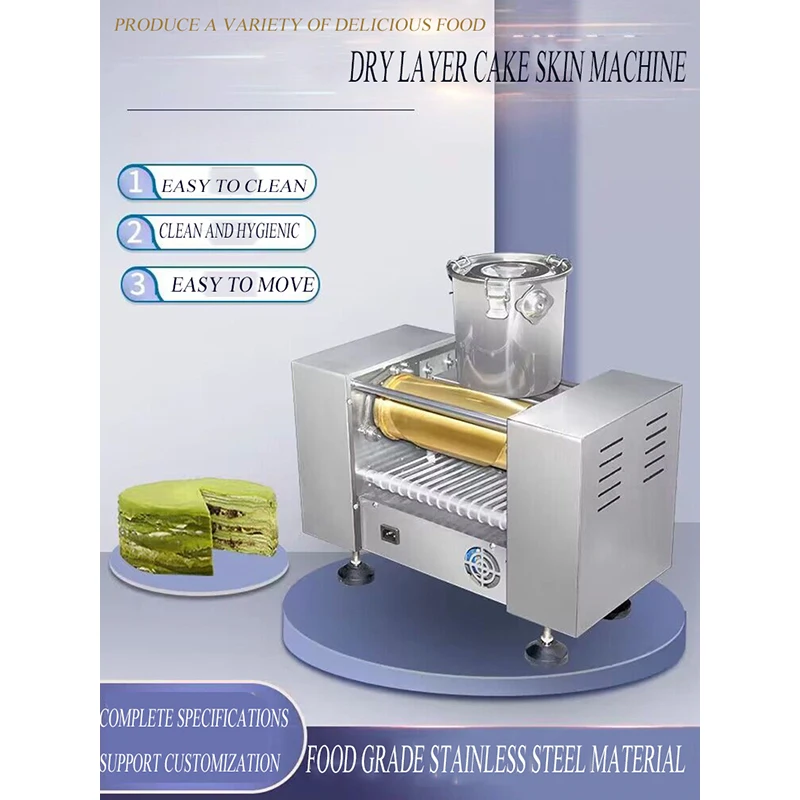 Automatic Cake Crepe Making Machine Commercial Thousand Layer Pancake Skin Making Machine