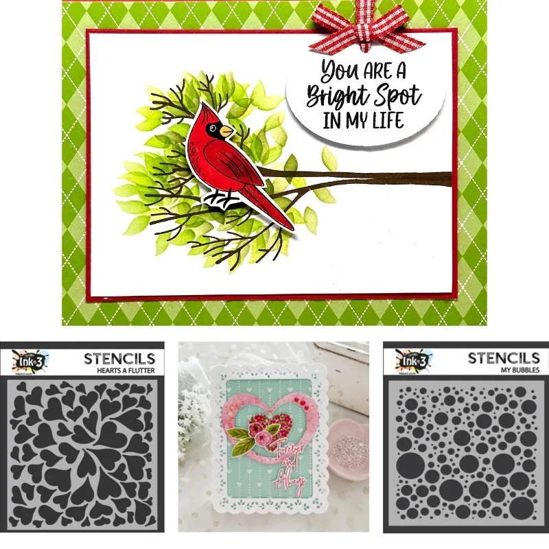 There Are Many Small Hearts Distributed Around the Big Heart Metal Cutting Stencil Slimline Essentials Scrap Booking Card 2026
