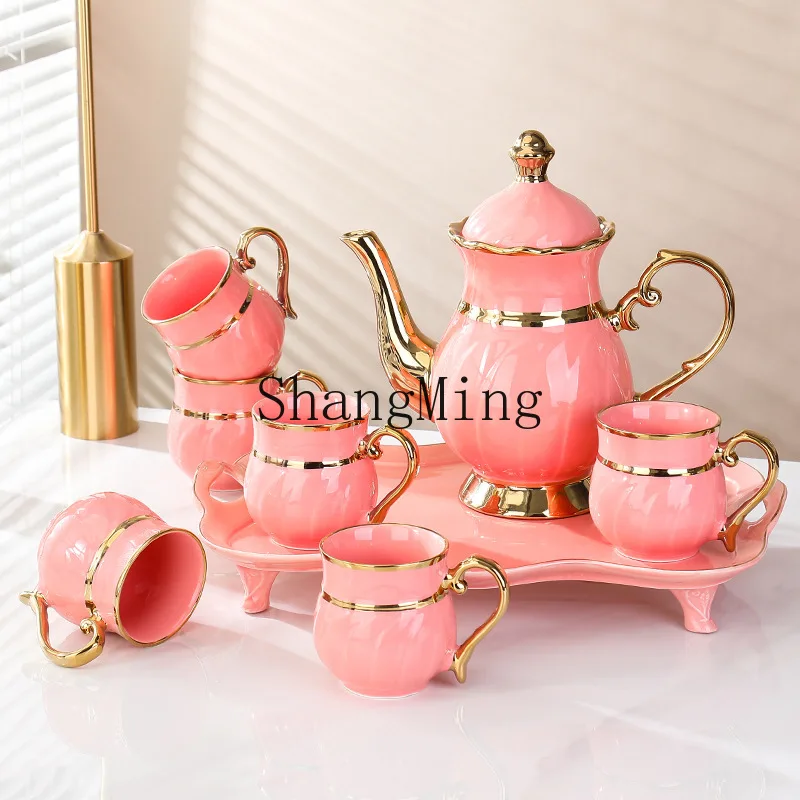 PYH new Chinese high-end light luxury style ceramic tea set, gift box, business gifts, multi-color optional conference gifts