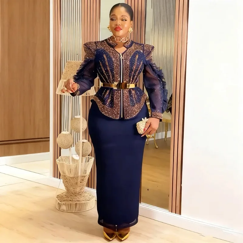 

Plus Size African Party Dresses For Women 2025 New Fashion Dashiki Ankara Wedding Evening Gown Elegant Turkey Muslim Maxi Dress