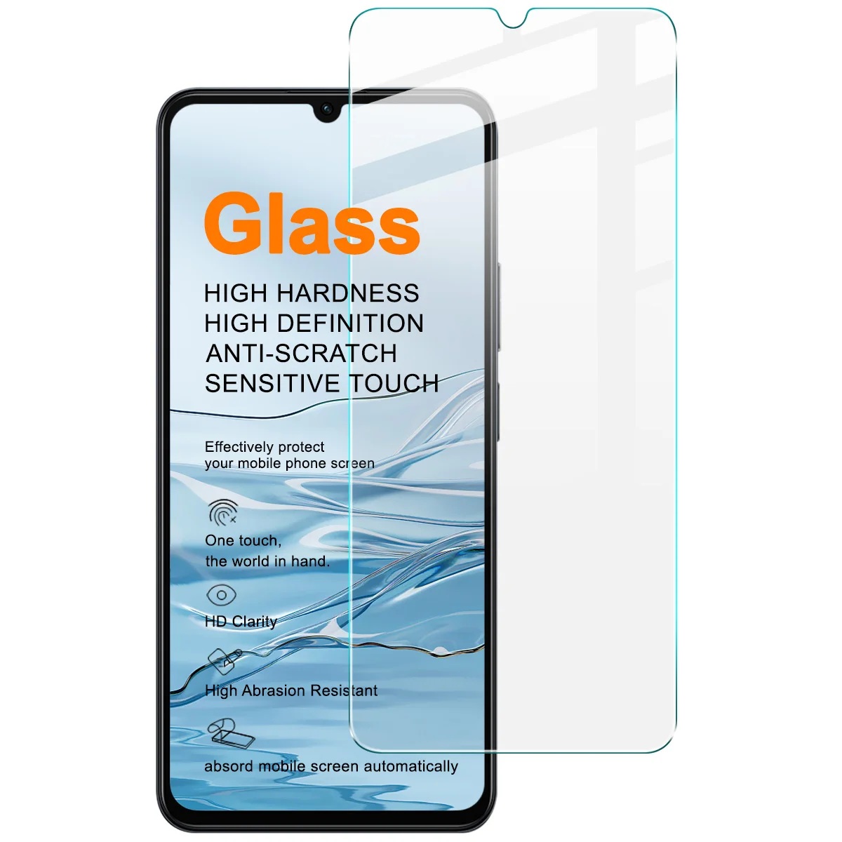 

IMAK H Tempered Glass for Realme Note 70 / Narzo 80 Lite / P4 Lite 4G Screen Protector Film