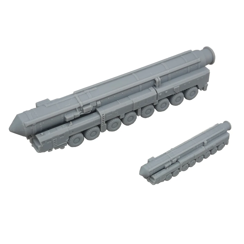 5PCS Resin Model RS-28 Sarmat Intercontinental Strategic Ballistic Missile 1/700 350 Scale 3D Print Military Toys Length 5/10cm