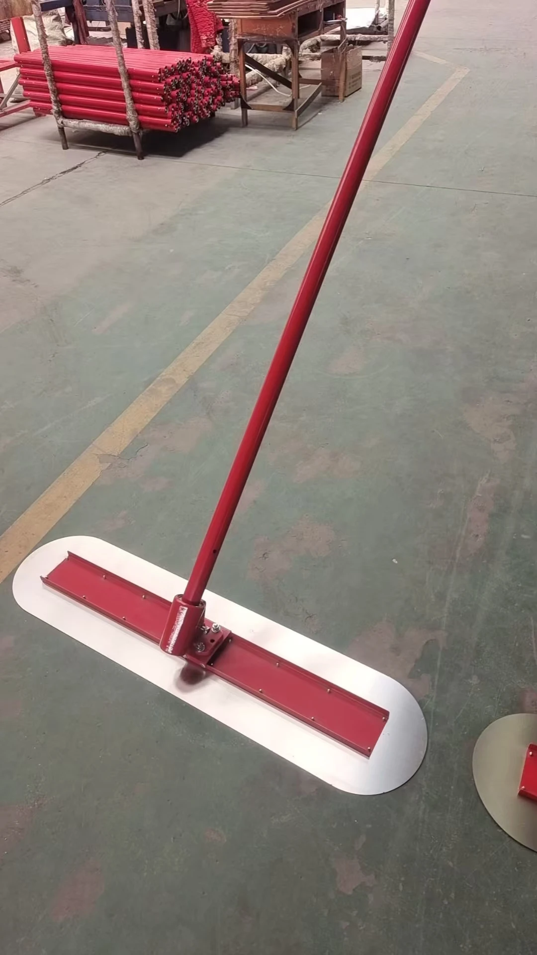 a for Hot Sale 1.2m Construction Concrete Bull Float Stainless Steel and Magnesium Aluminum Alloy Gear Core Component