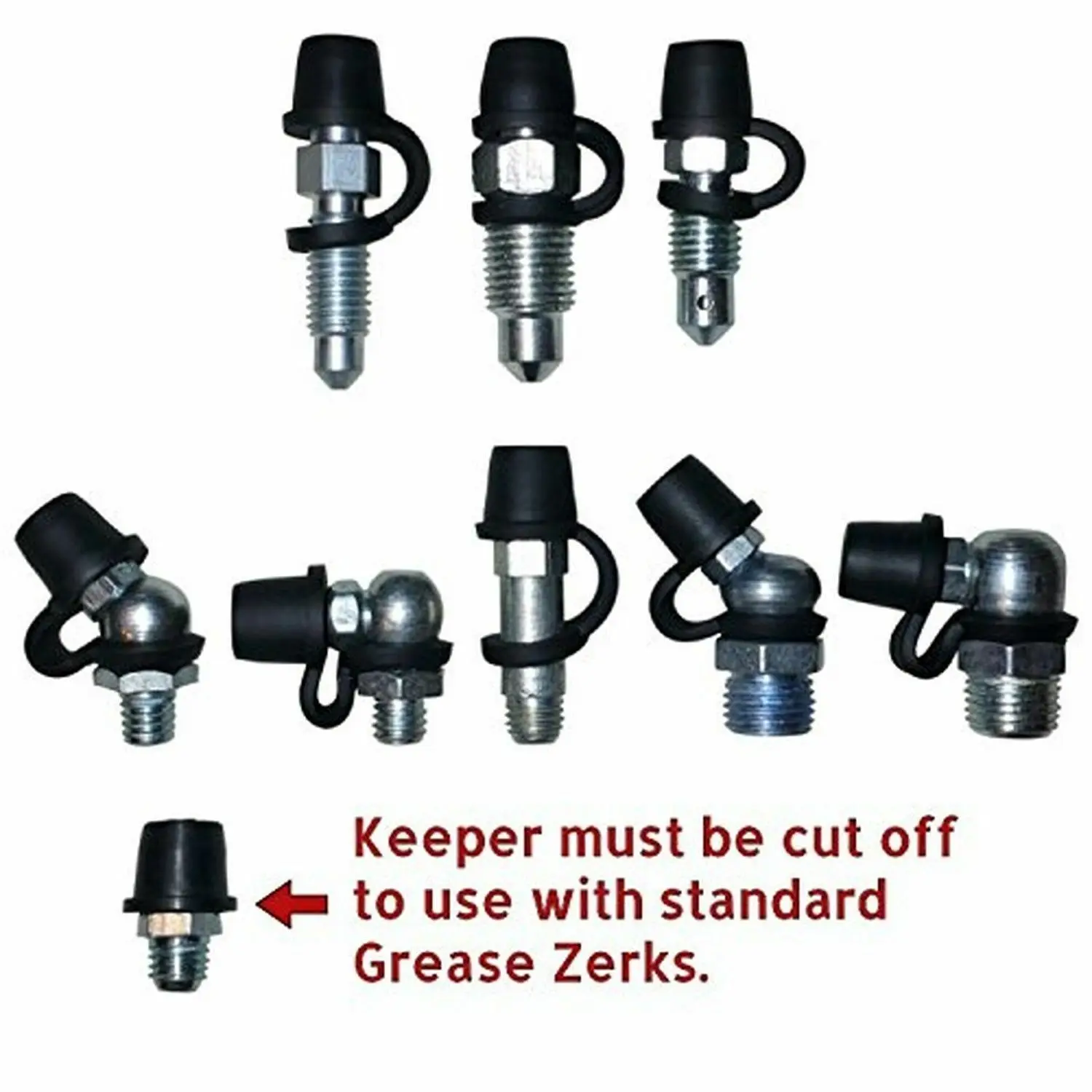 20/30/40PCS Brake Bleeder Screw Cap Grease Fitting Cap Rubber Dust Cover Black For Car Motorcycles M6/M8/M10 Screw