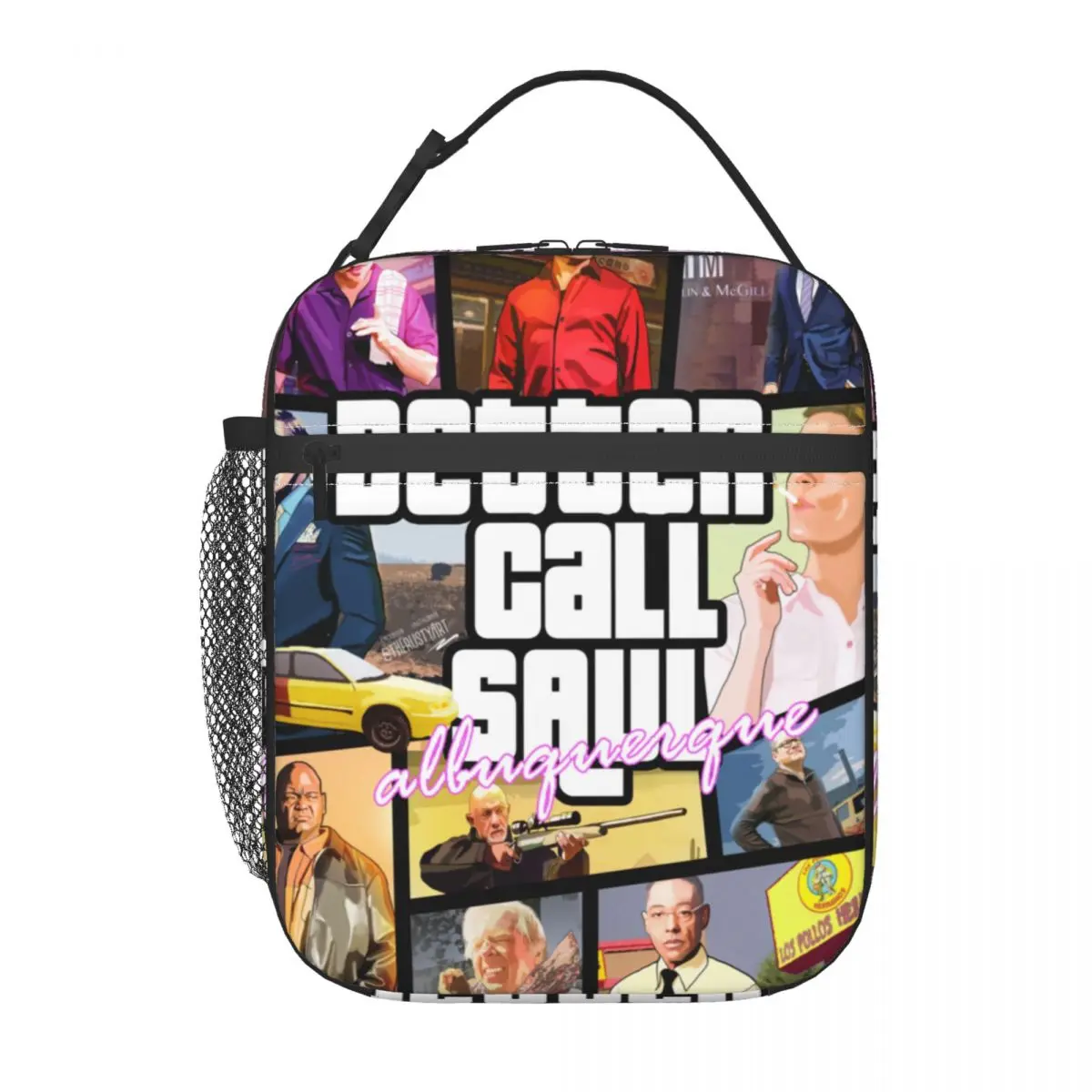 Better Call Saul Albuquerque GTA ART Insulated Lunch Bag for Women GTA Grand Theft Auto Portable Cooler Thermal Bento Box School