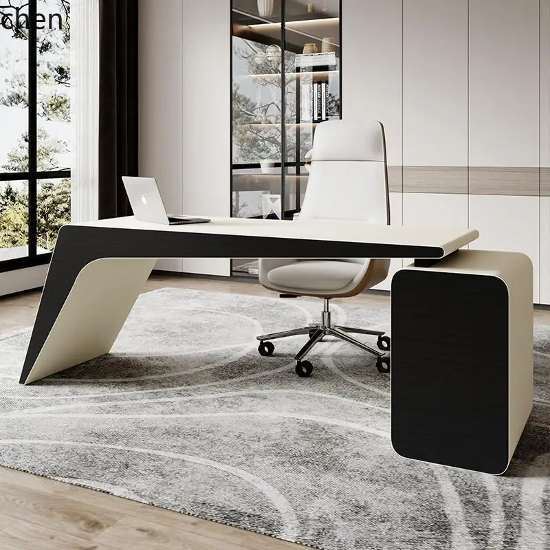 

boss simple modern study single desk office desk and chair combination