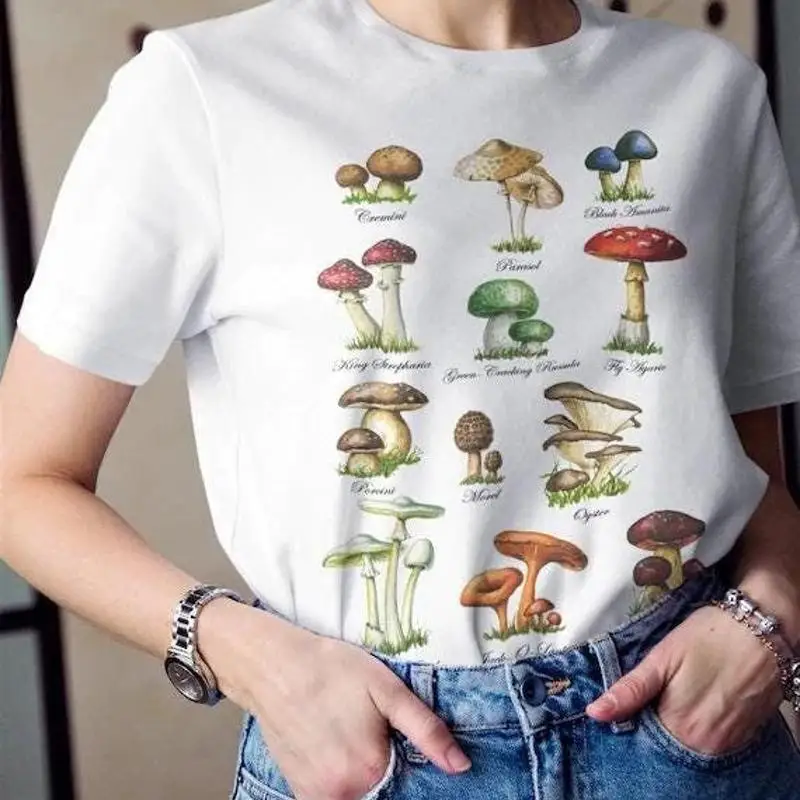Cottagecore Mushroom T Shirt sweaT aesthetic goblincore clothing alt sweater