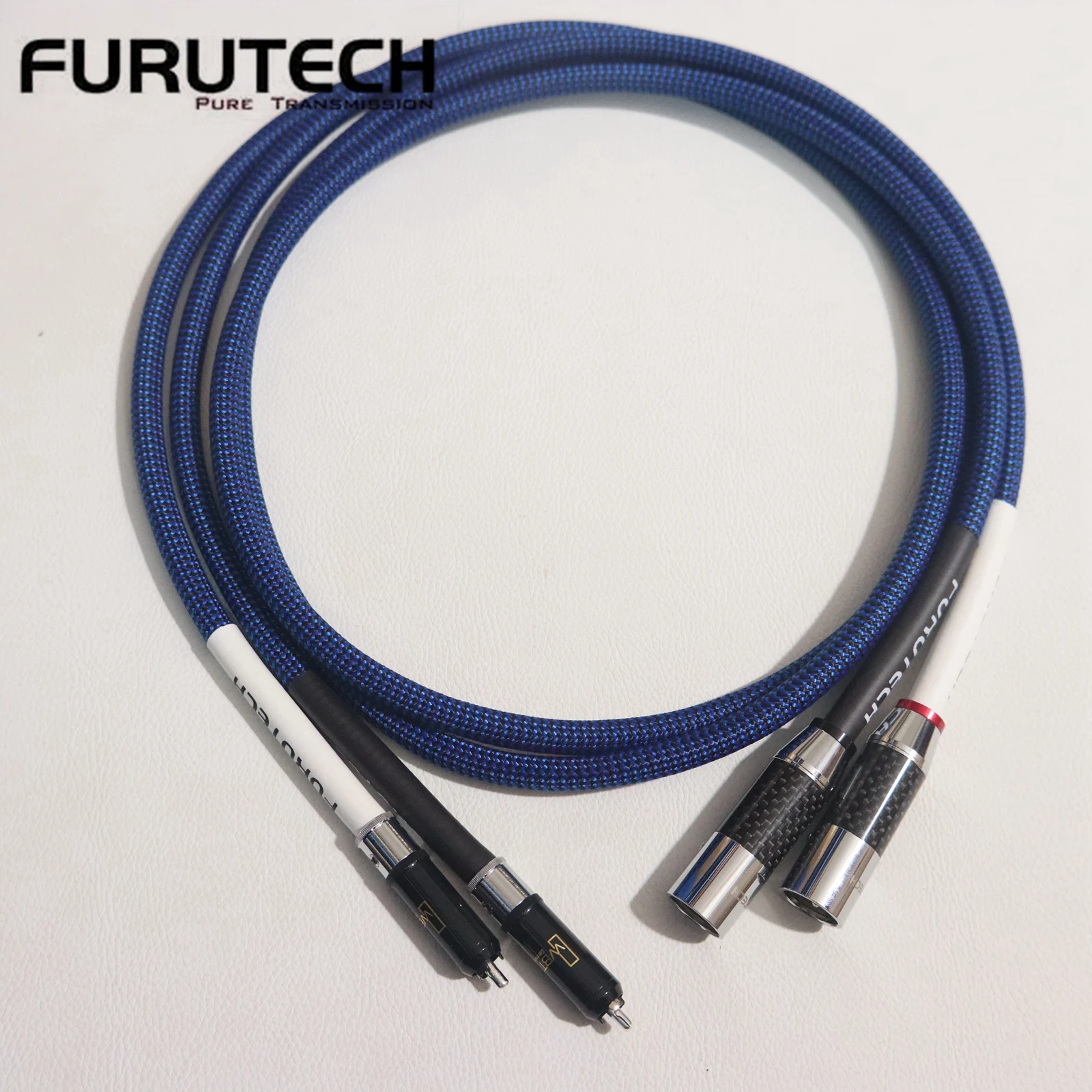 

Original FURUTECH flagship DAS-4.1 RCA audio cable Alpha OCC conductor Top grade RCA to XLR balance line with WBT silver RCA