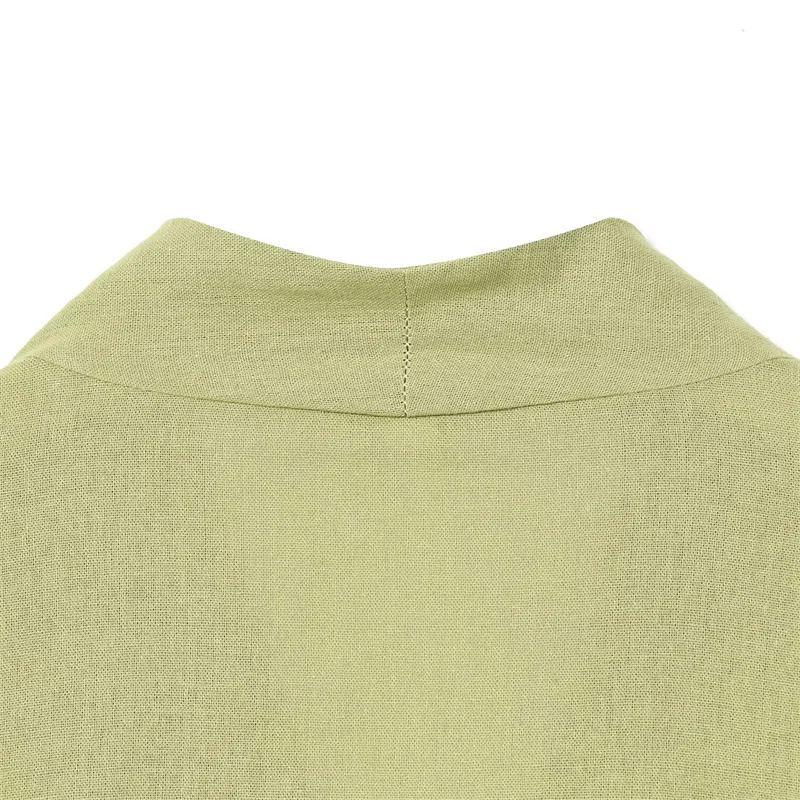 KEYANKETIAN 2025 خريف جديد المرأة الخامس الرقبة الدانتيل متابعة قميص علوي الترفيه نمط المتدرج الديكور كم طويل فضفاض أنيق البلوزات