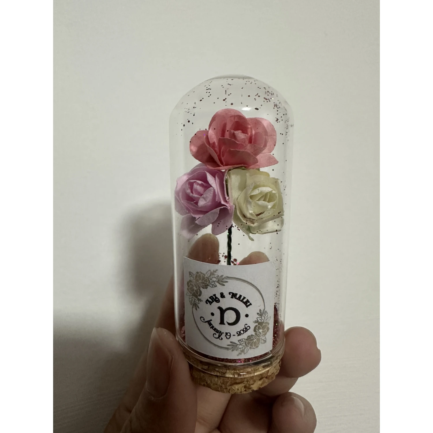 

10 шт. Свадебные сувениры для гостей, вечеринки на заказ, персонализированные сувениры для помолвки, стеклянный купол, купол-клош, Красавица и чудовище,