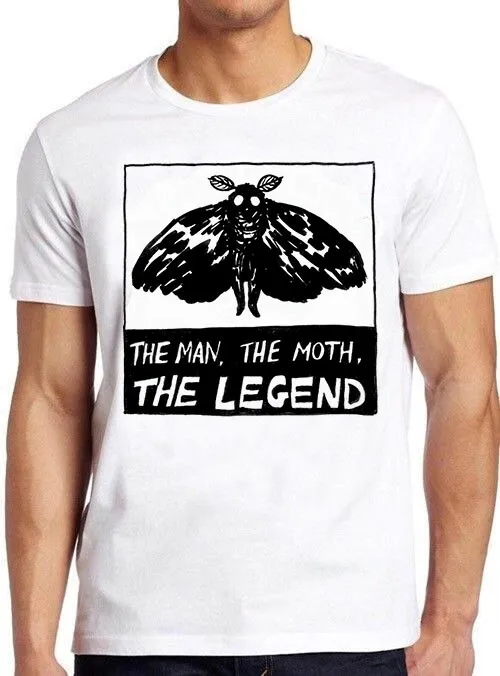 Mothman The Man The Moth The Legend Meme Cool Funny Gift Top Tee T Shirt C1130