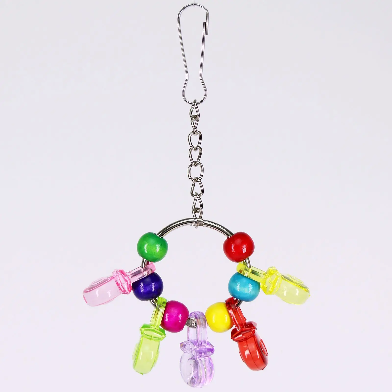Birds Chewing Toy Bite Hanging String Peony Parrot Bird Cage Decoration Soothing Pet Products Bird Toys Supplies view 2