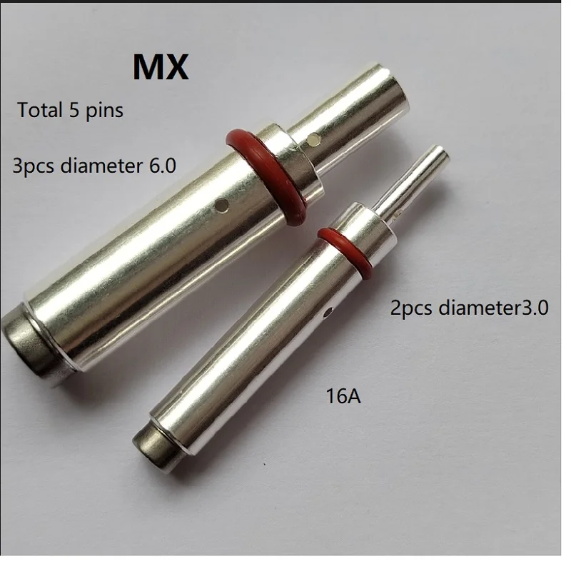 

a set of type1 16A Socket Pins (2pcs signal pin+3pcs power pin) single phase For EV Charging New Energy Electric Vehicle Charge