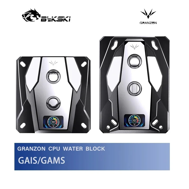 Bykski Granzon Full Metal CPU Water Block for INTEL LGA115X 1200 2011 /AMD Ryzen 3/5/7 X470 X570 Water Cooler Heatsink GAIS/GAMS