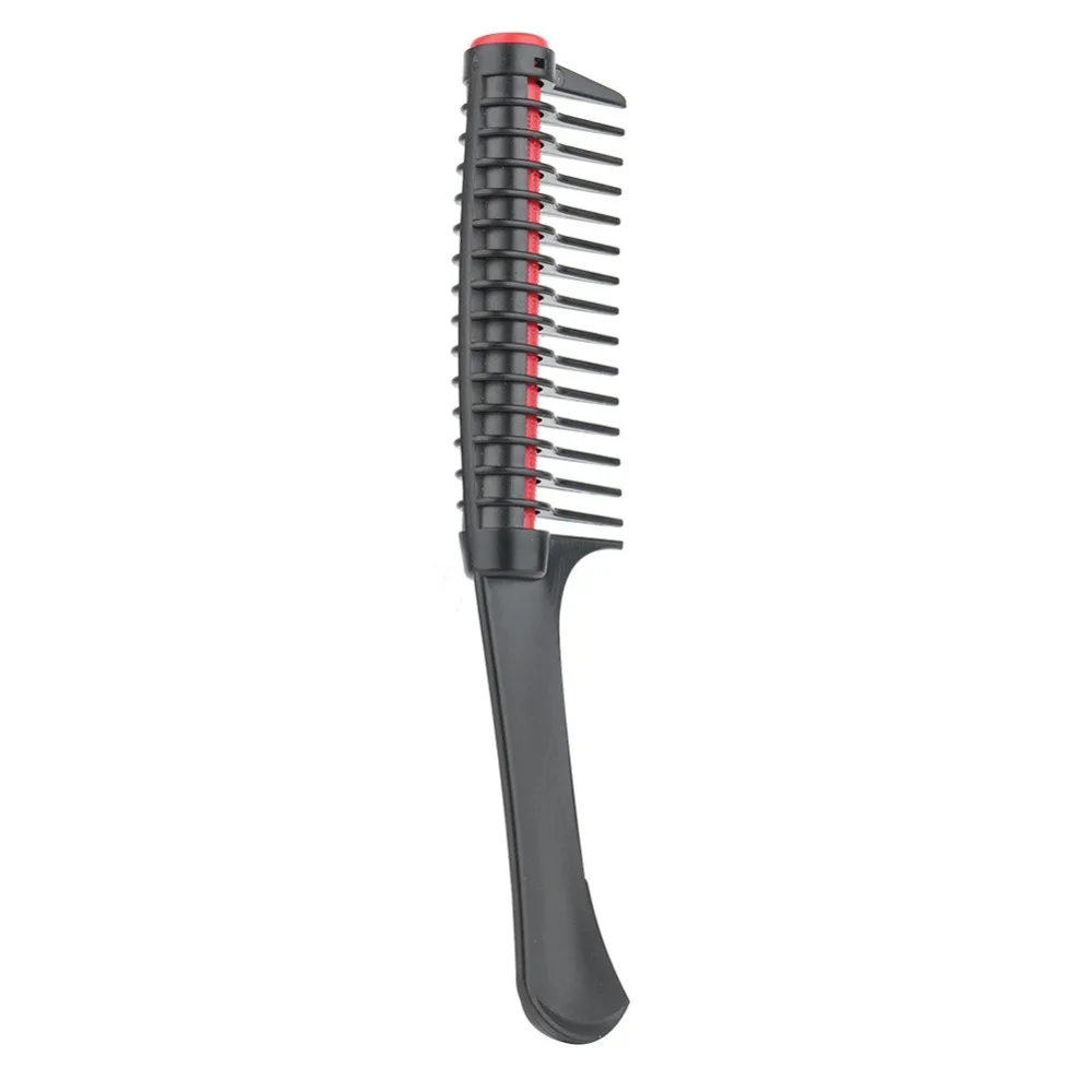 Professional Detachable Hair Comb Multifunctional Plastic Professional Hair Styling Comb Ergonomic Handle Black Red