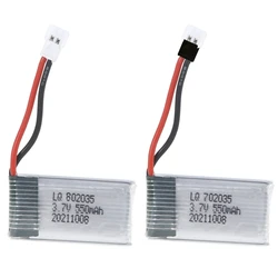 3.7V 550mAh 20CLipo Battery 802035/702035 Lithium Battery for Hubsan H107 H107L H107D MJXRC F47 DFD-F180