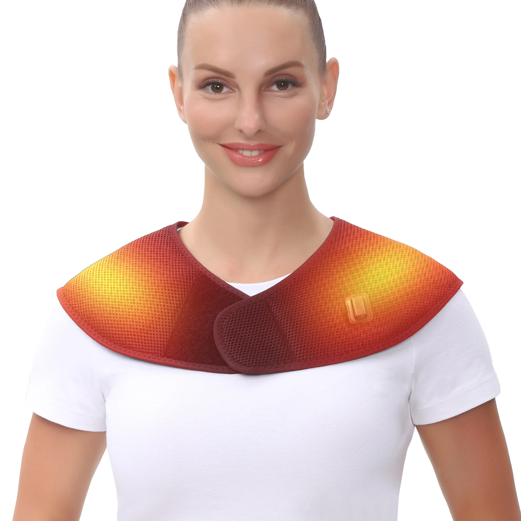 

Heated Shawl Scarf 3 Heating Modes Winter Warmth Relaxes Shoulder Neck/Back Muscles Promotes Blood Circulation Relieves Stress