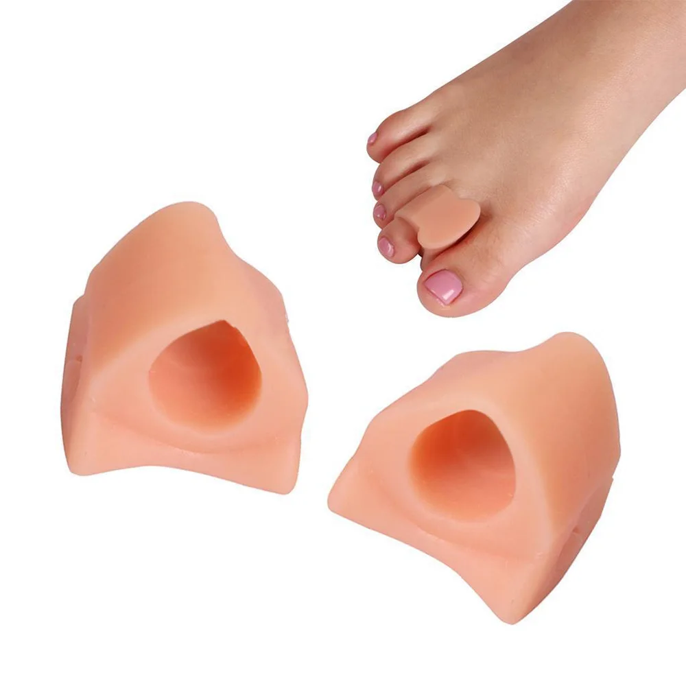 Alisador de silicona para el cuidado de los pies, separador de dedos de los pies, Corrector de juanete Hallux Valgus, ortésico, Protector de pies,