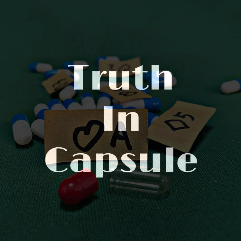 Truth in Capsule by J.C Magic Mentalism Magic Tricks Prediction Mind Reading Magic Props Gimmick Illusions Close up Magician