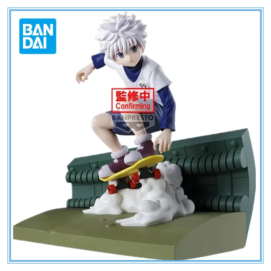 

Bandai Original Banpresto Anime HUNTER HUNTER Memorable Saga Killua Zoldyck PVC Action Figure Model Collection Toys Gifts