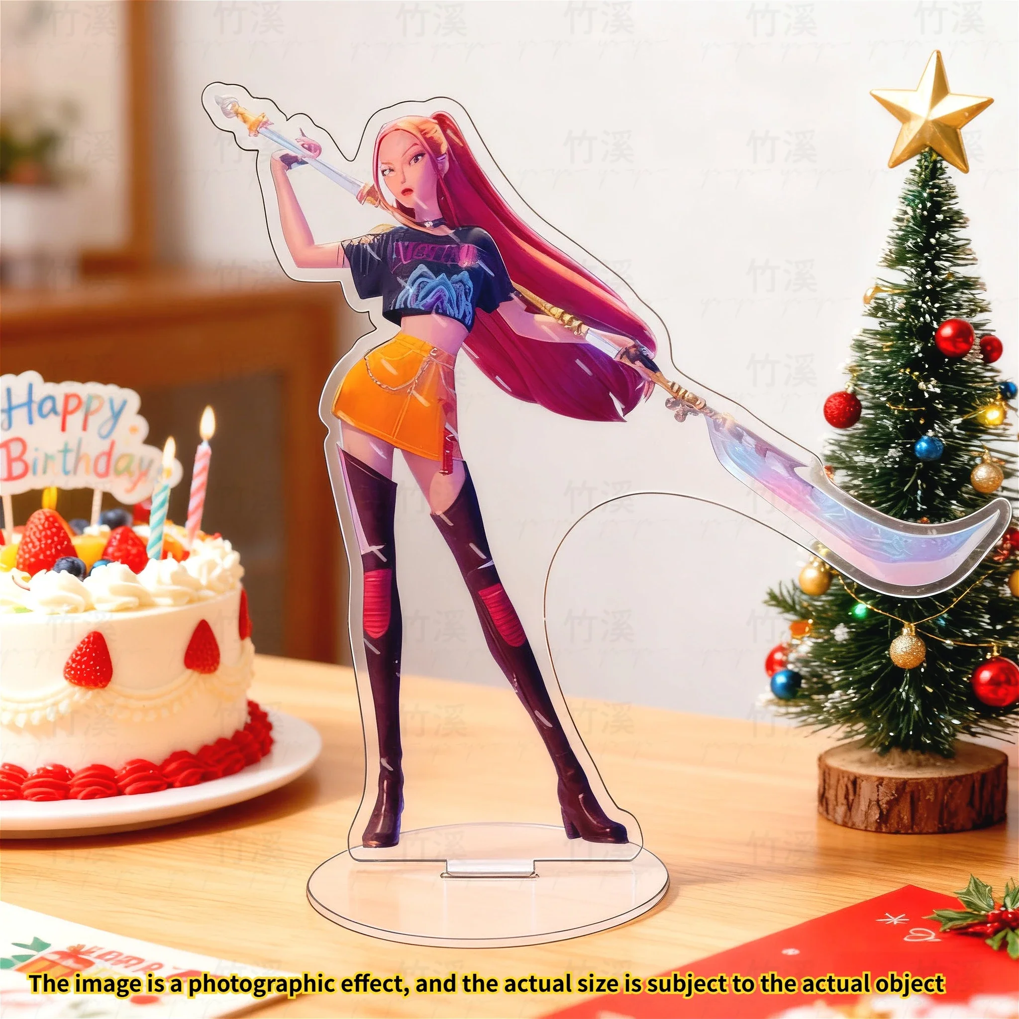 Anime KPop Demon Hunters Figure, Acrylic Stand, Rumi Mira Zoey Model,  Birthday Table Decoration, Christmas Gift for Fans
