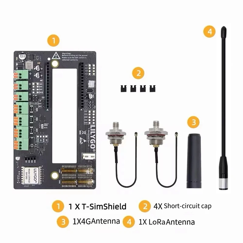 Mega Sale LILYGO Lora ESP32-T-SIM Shield/T-SIM7600E/G/SA-H/ T-A7670G/E/SA Board for LoRa/RS485/TF Card/ DIP Switch/ DC 923MHZ