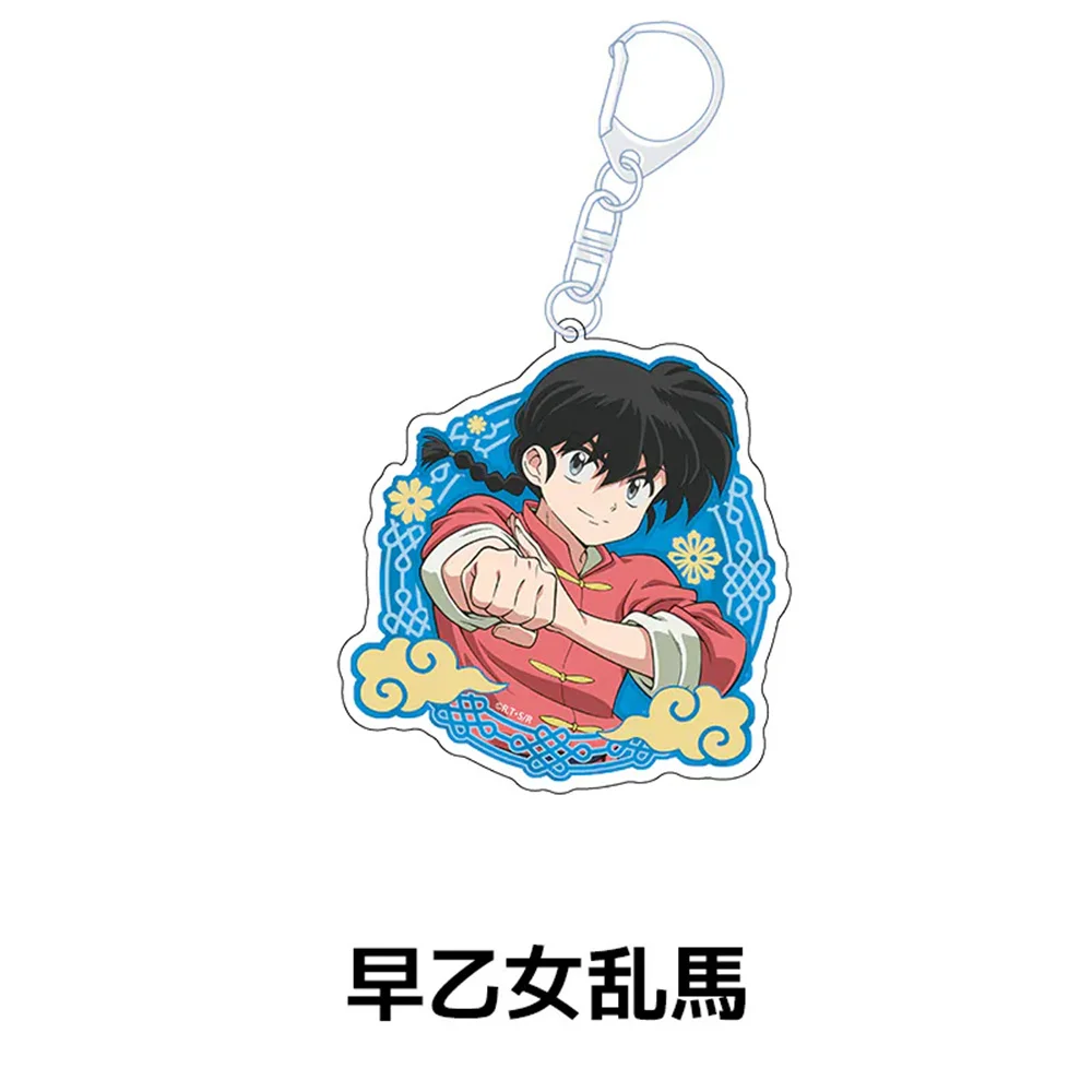 6CM NEW Anime Ranma Acrylic Keychain Model Cosplay Charm Characters Ornament Accessories Goods  Christmas Gifts