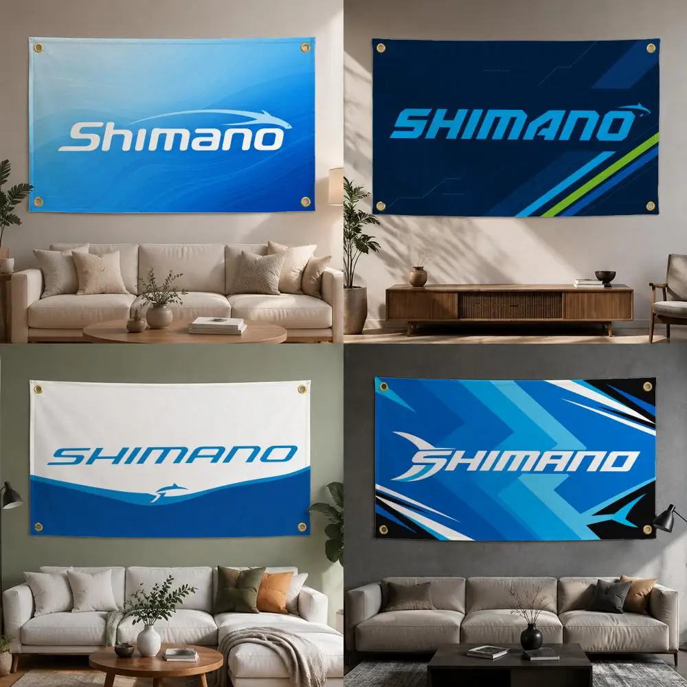Brand Shimano Flags Fashion flag For Living Room Home Dorm Decor Wall Outdoor Camping Party Banner Gifts