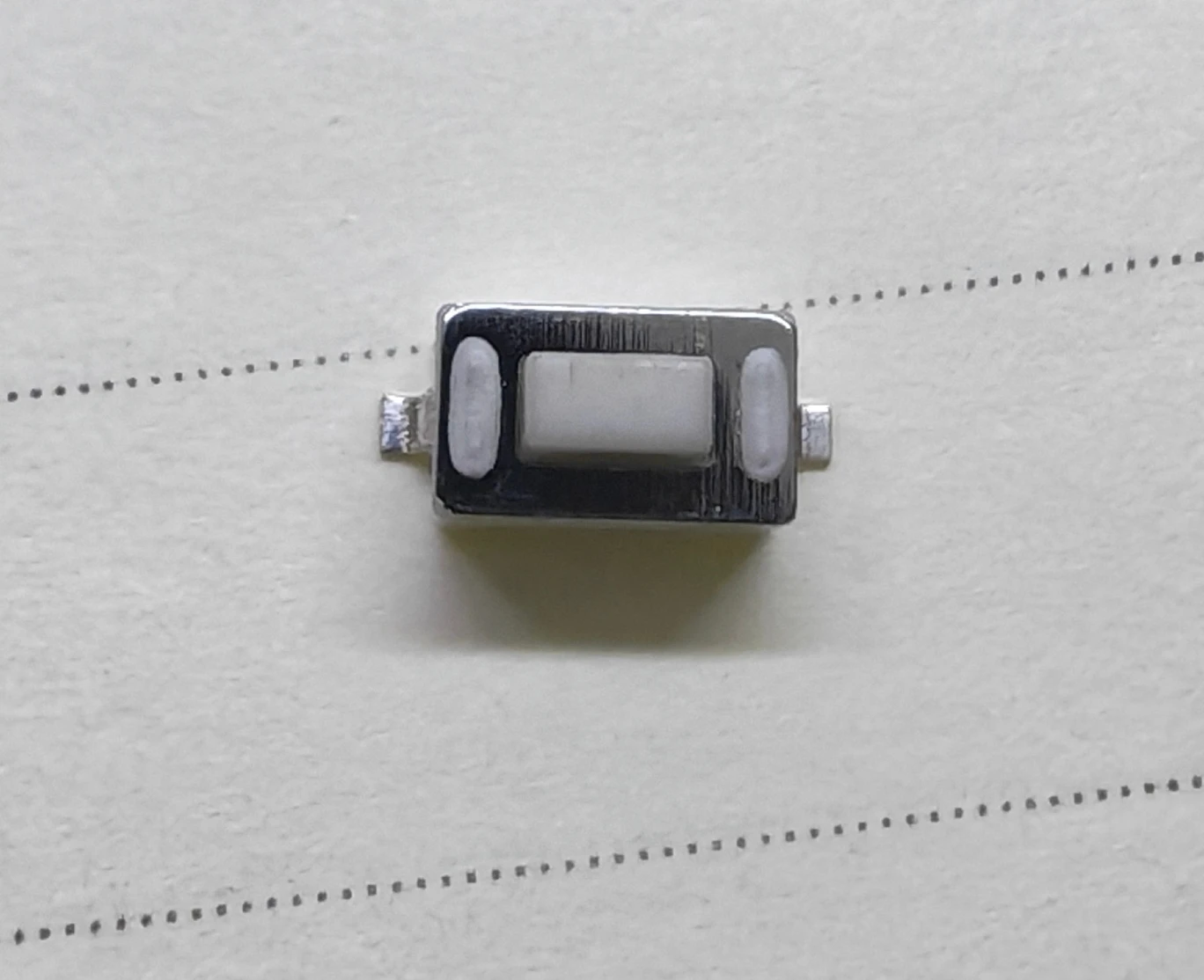1437566-3 Tactile Switch SMD Surface Mount SPST 50mA 24VDC 1.77N Rectangular Button Tact Switch FSMSM Series
