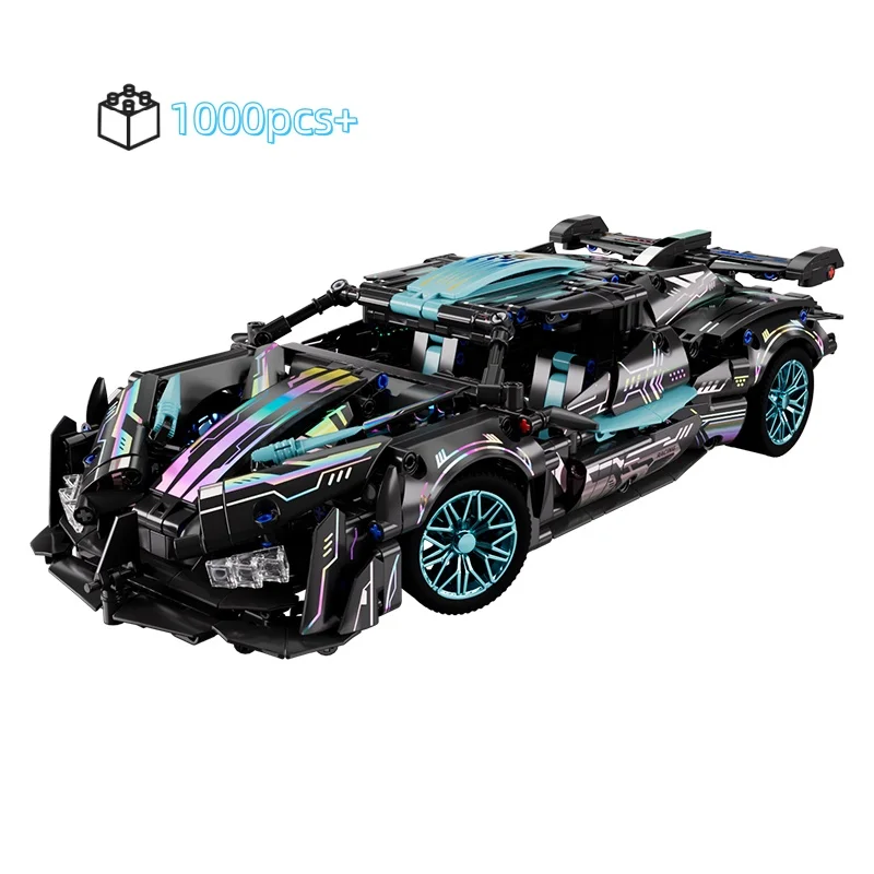 

2025 Technical 1:14 Racing DIY Sports Car Building Block Toys Creative Boys Assembly MOC Model Educational Kids Birthday Gifts