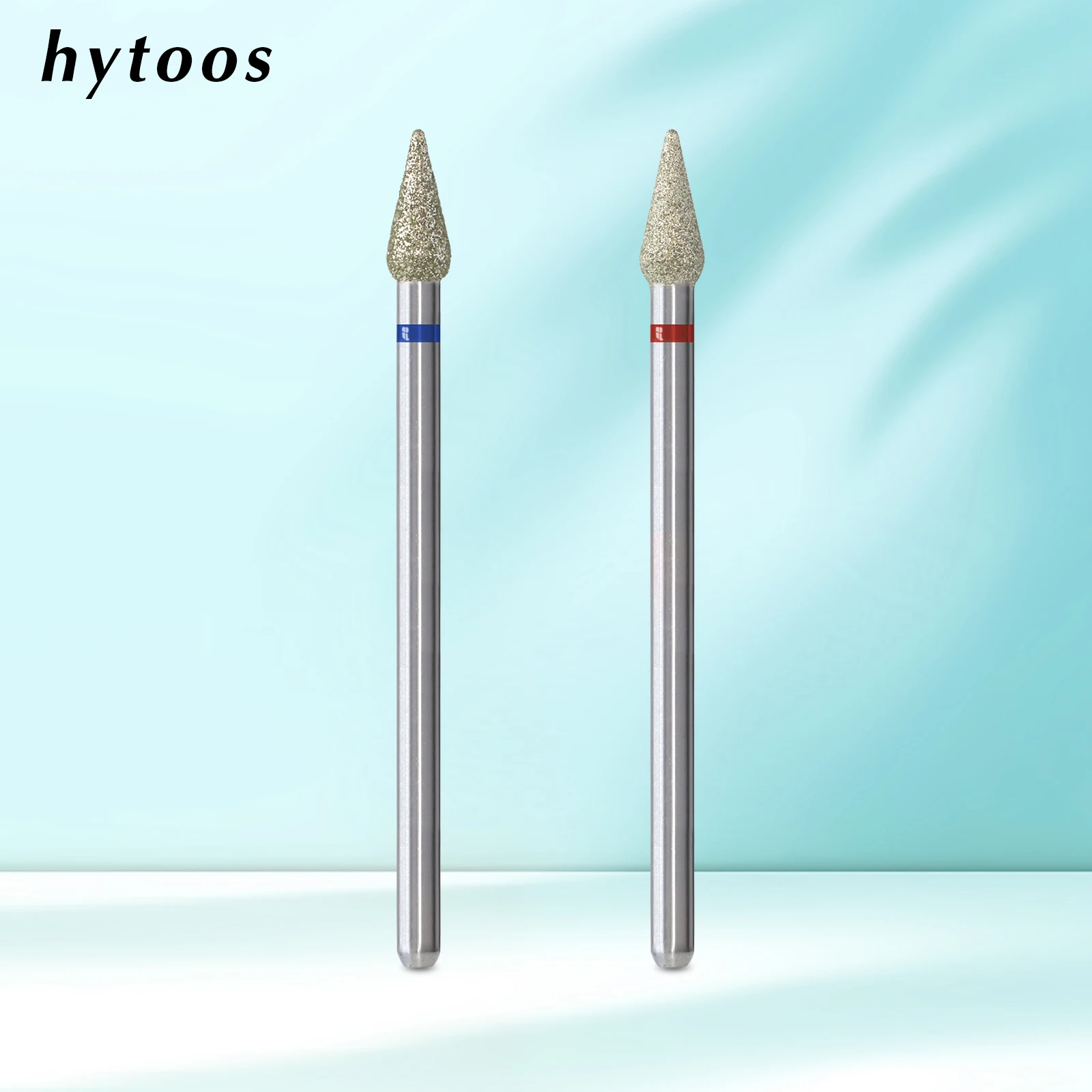 HYTOOS Bud cuticule forets à ongles professionnel diamant russe foret à ongles sécurité sous les ongles peau morte nettoyant pré-traitement outils