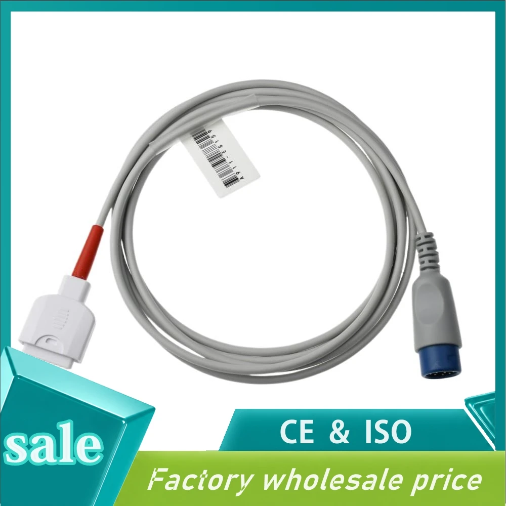 

Comen C30 12 Pin Masimo EX 11 Pin Medical SpO2 Extension Cable Adapter Cable For Patient Spo2 Sensor Cable for Oxygen Saustaion